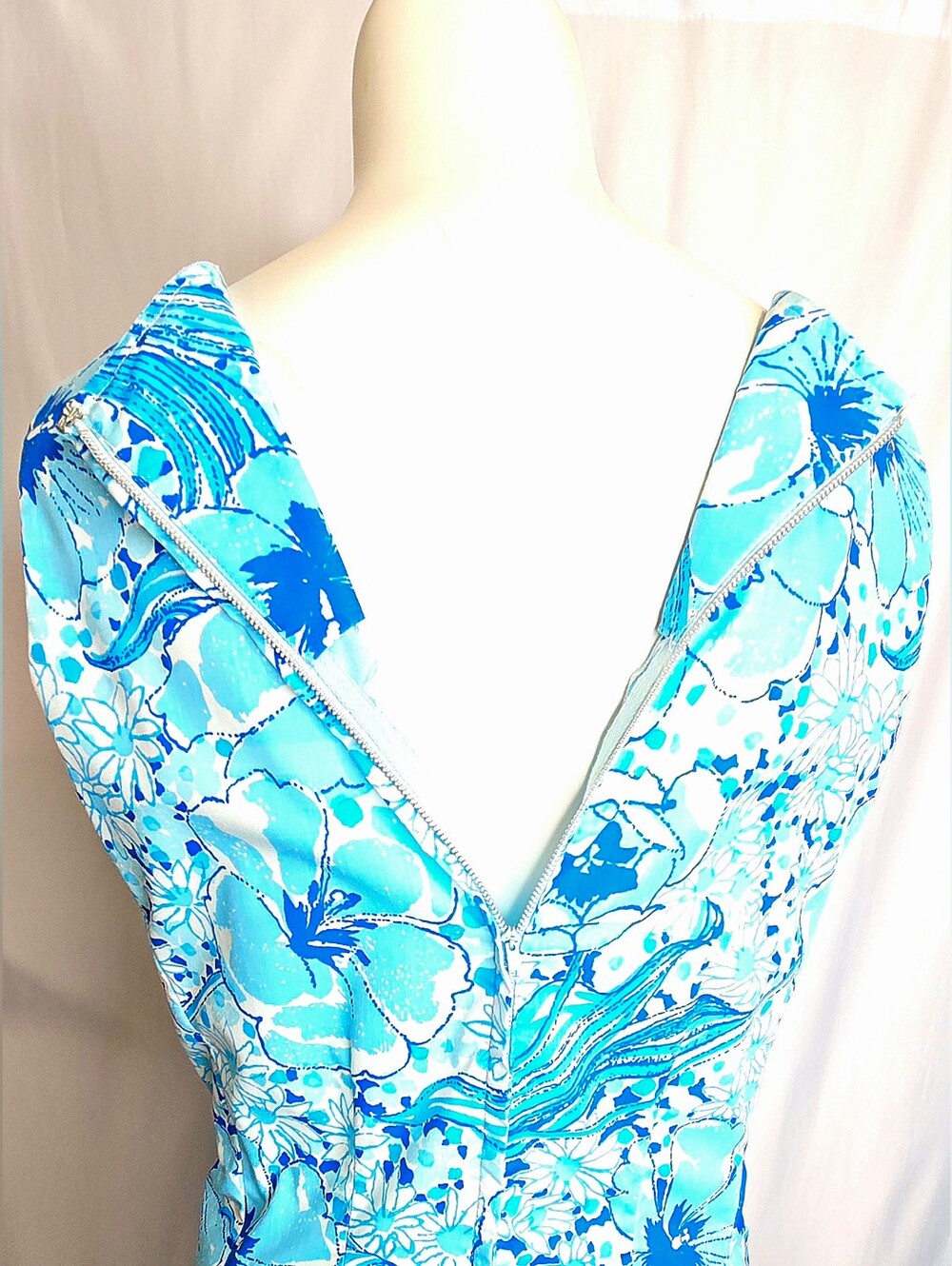 Vintage The Lilly by Lilly Pulitzer Floral Maxi Shift Dress 10 NWOT - Picture 6 of 10